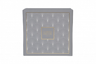 Комплект постельного белья "Серпенте" серый евро с наволочками 50х70см